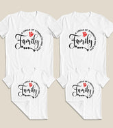 Family Strength And Love Unisex Half Sleeve T-Shirts (Pack of 4)